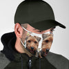 Welsh Terrier On Floral Print Face Mask