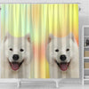 Samoyed dog Print Shower Curtain