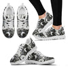 Whippet Dog On Designer Print Running Shoes