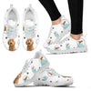 Goldendoodle Dog Paws Print Sneakers