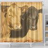 Dexter Cattle (Cow) Print Shower Curtain