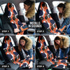 [AI Generated] Rottweiler From Washington Patterns Print Car Seat Covers