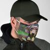 Dachshund Dog Print Face Mask
