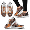 Chocolate Labrador Print Running Shoes