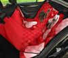 Scottish Terrier On Red Print Pet Seat Covers
