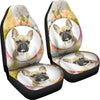 Colorful French Bulldog Print Car Seat Covers