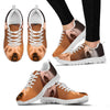 Lovely Soft-Coated Wheaten Terrier On Brown Print Running Shoes