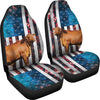 Red Brangus Cattle (Cow) Print Car Seat Covers