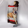 Border Terrier Love Print Hooded Blanket