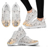 Manx Cat Patterns Print Sneakers