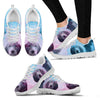 Petit Basset Griffon Vendeen On Colorful Print Running Shoes