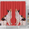 Japanese Bobtail Cat Print Shower Curtain