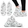 African Grey Parrot Patterns Print Sneakers