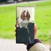 Basset Hound Dog Print Women's Leather Wallet