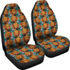 Wirehaired Vizsla Dog Pattern Print Car Seat Covers