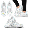 Swordfish Patterns Print Sneakers