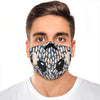 Snowshoe Cat Print Premium Face Mask