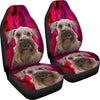 Cute Cesky Terrier Print Car Seat Covers