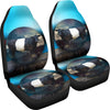 Amazing Belted Galloway Cattle (Cow) Print Car Seat Covers