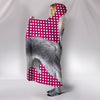 Dandie Dinmont Terrier Print Hooded Blanket