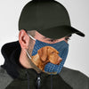 Cute Vizsla Dog Print Face Mask