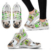 Cute Pug Print Sneakers