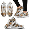 Beagle In Lots Print Running Shoes