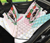 Rottweiler Floral Print Pet Seat Covers