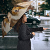 Rough Collie Print Umbrellas