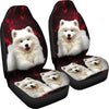 Samoyed Dog Print Car Seat Covers