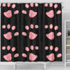 Cat Paws Print Shower Curtain