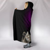 Dragon Li Cat Print Hooded Blanket