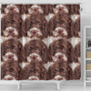 Lagotto Romagnolo Dog Print Shower Curtain