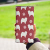 Chow Chow Paws Patterns Print Women's Leather Wallet