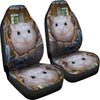 Cute Campbell's Dwarf Hamster Print Car Seat Covers