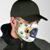 Newfoundland Dog Print Face Mask