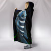 African Cichlid Fish Print Hooded Blanket