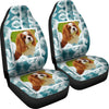 Cute Cavalier King Charles Spaniel Print Car Seat Covers