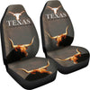 Texas Longhorn Cattle (Cow) Print Car Seat Covers