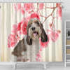 Petit Basset Griffon Vendeen Print Shower Curtains