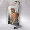 Leonberger Dog Print Hooded Blanket