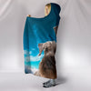 Cute Cesky Terrier Print Hooded Blanket
