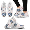Cute Aussiepoo Dog Print Sneakers