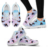 Blue-Winged Macaw Print Running Shoes