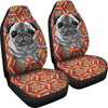 Pug Print Car Seat Covers