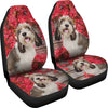 Cute Petit Basset Griffon Vendeen Print Car Seat Covers