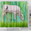 Chianina Cattle (Cow) Art Print Shower Curtain