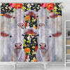 Charolais Cattle (Cow) Print Shower Curtains