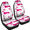 Dachshund Dog Patterns Print Car Seat Covers