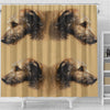 Amazing Irish Wolfhound Print Shower Curtain